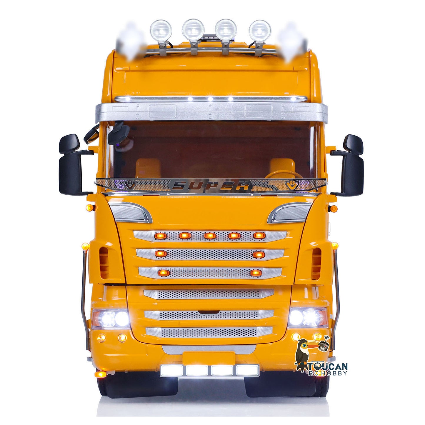 TOUCAN Metal Chassis 4X4 1/14 RC Tractor Truck DIY Customized Car Model