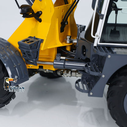 LESU AT1050 1:14 RC Camion à fourche hydraulique Bras télescopique en métal Chargeur Voiture Modèle assemblé