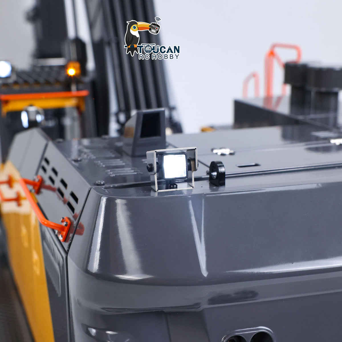 1/14 Metal RC Hydraulic Excavator EC950 Dual Pump Digger Model 8CH Valve Hydraulic Lifting Counterweight Ripper Light Sound