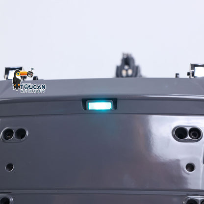 1/14 Metal RC Hydraulic Excavator EC950 Dual Pump Digger Model 8CH Valve Hydraulic Lifting Counterweight Ripper Light Sound