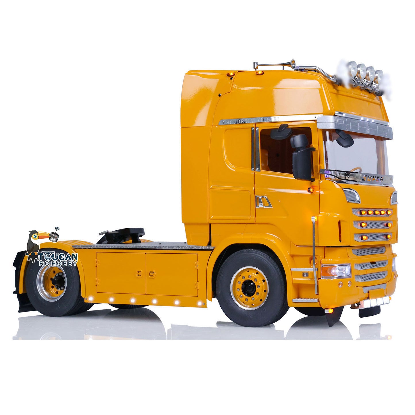 TOUCAN Metal Chassis 4X4 1/14 RC Tractor Truck DIY Customized Car Model