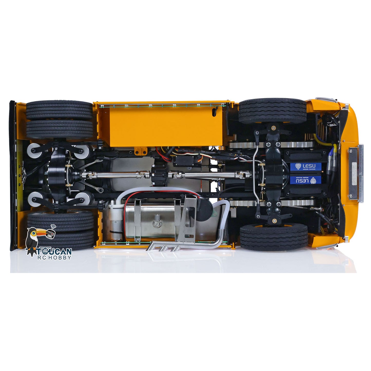 TOUCAN Metal Chassis 4X4 1/14 RC Tractor Truck DIY Customized Car Model