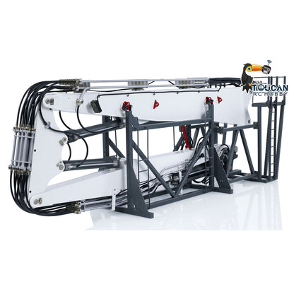 CUT 1/14 K970-300 2 Arme Lackiert Zusammengebaut Hydraulischer RTR RC Bagger Mit PL18EV Lite Sender