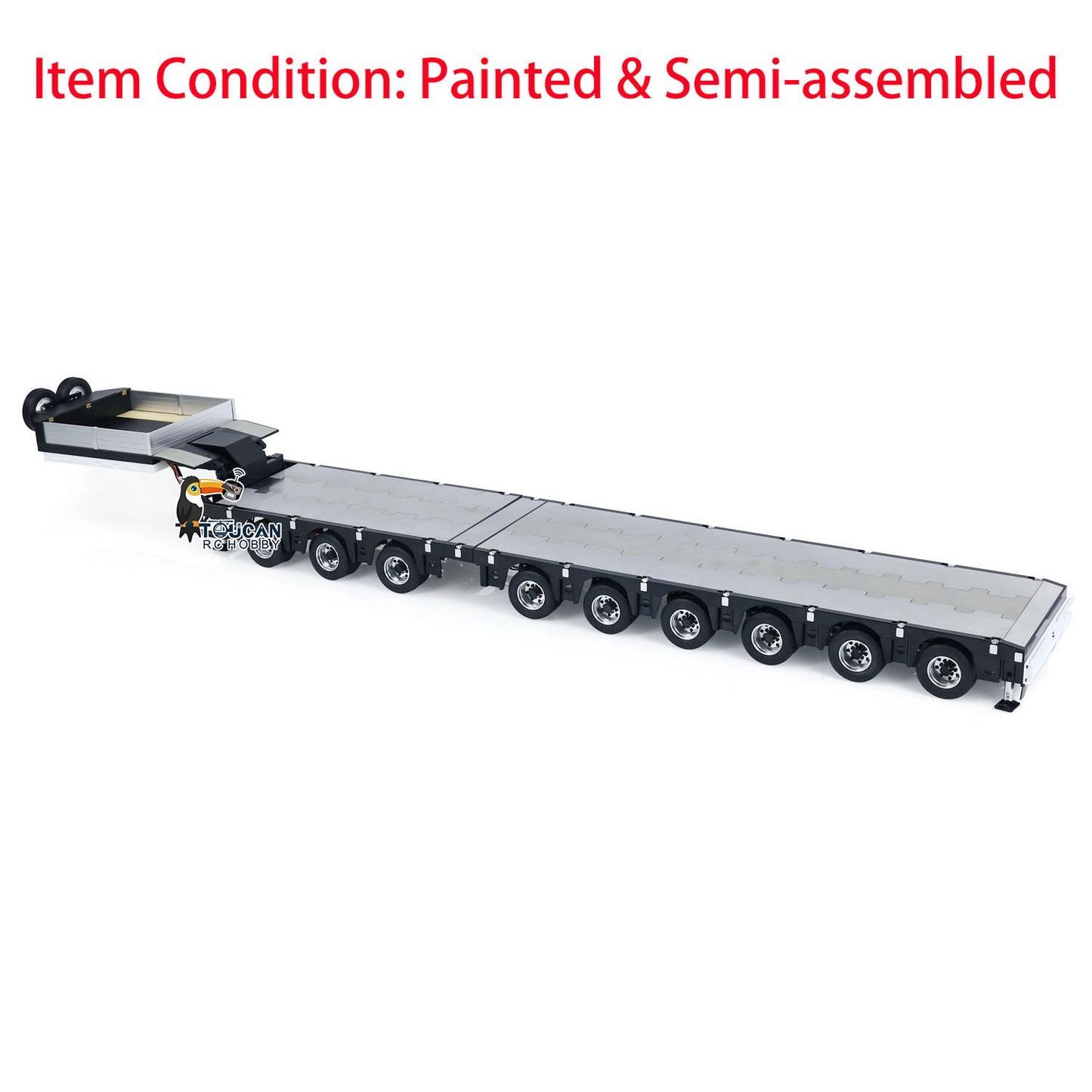 1/14 9 Axles Metal Trailer Extendible Trailer