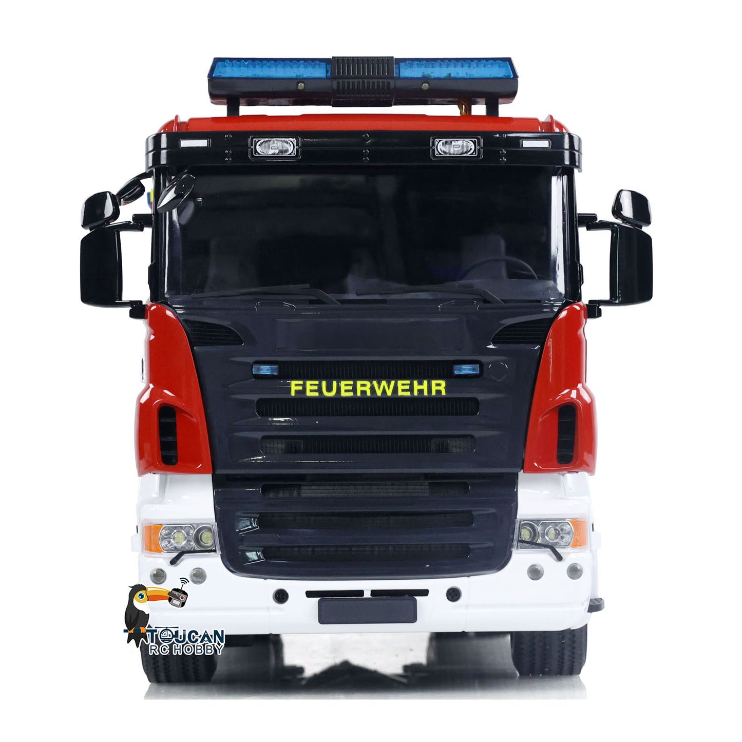 EN STOCK 1/14 6x4 RC Camion de lutte contre les incendies Véhicules de pompiers Modèle Allemagne Version Lumières Sons