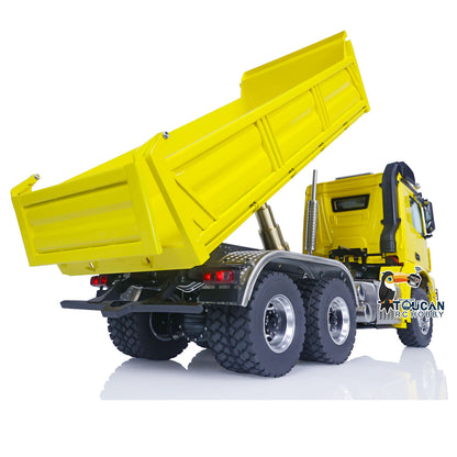 1/14 6X6 LESU RC Hydraulic Dump Truck RTR Tipper With KABOLITE K3363 Cabin