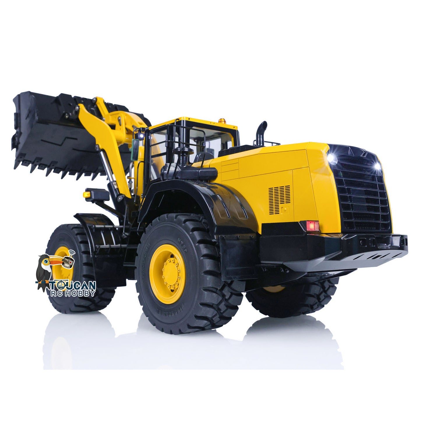 Fast Shipping MT Model Metal 1/14 RC Hydraulic Loader WA480 KOMATSU RTR Construction Vehicles