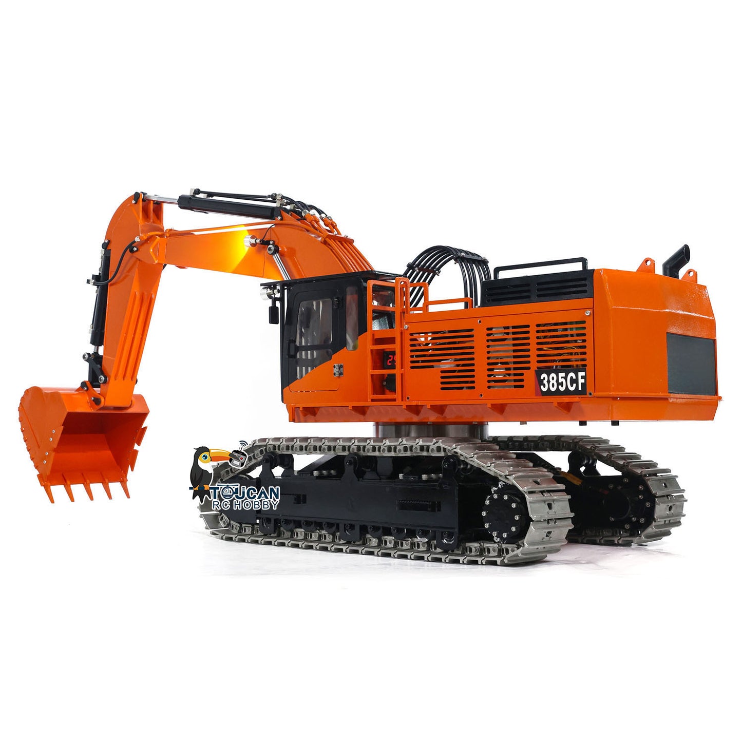 Metal 1/8 385CF Hydraulic RC Excavator 150KG