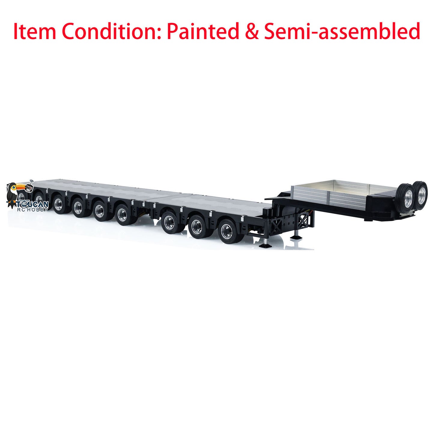 1/14 9 Axles Metal Trailer Extendible Trailer