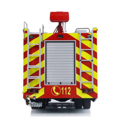 EN STOCK 1/14 6x4 RC Camion de lutte contre les incendies Véhicules de pompiers Modèle Allemagne Version Lumières Sons