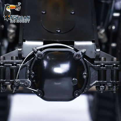 Metal 1/14 RC Hydraulic Loader WA480 Heavy Construction Machine Differential Lock Axles Quick Coupler Fork Light Sound ST8