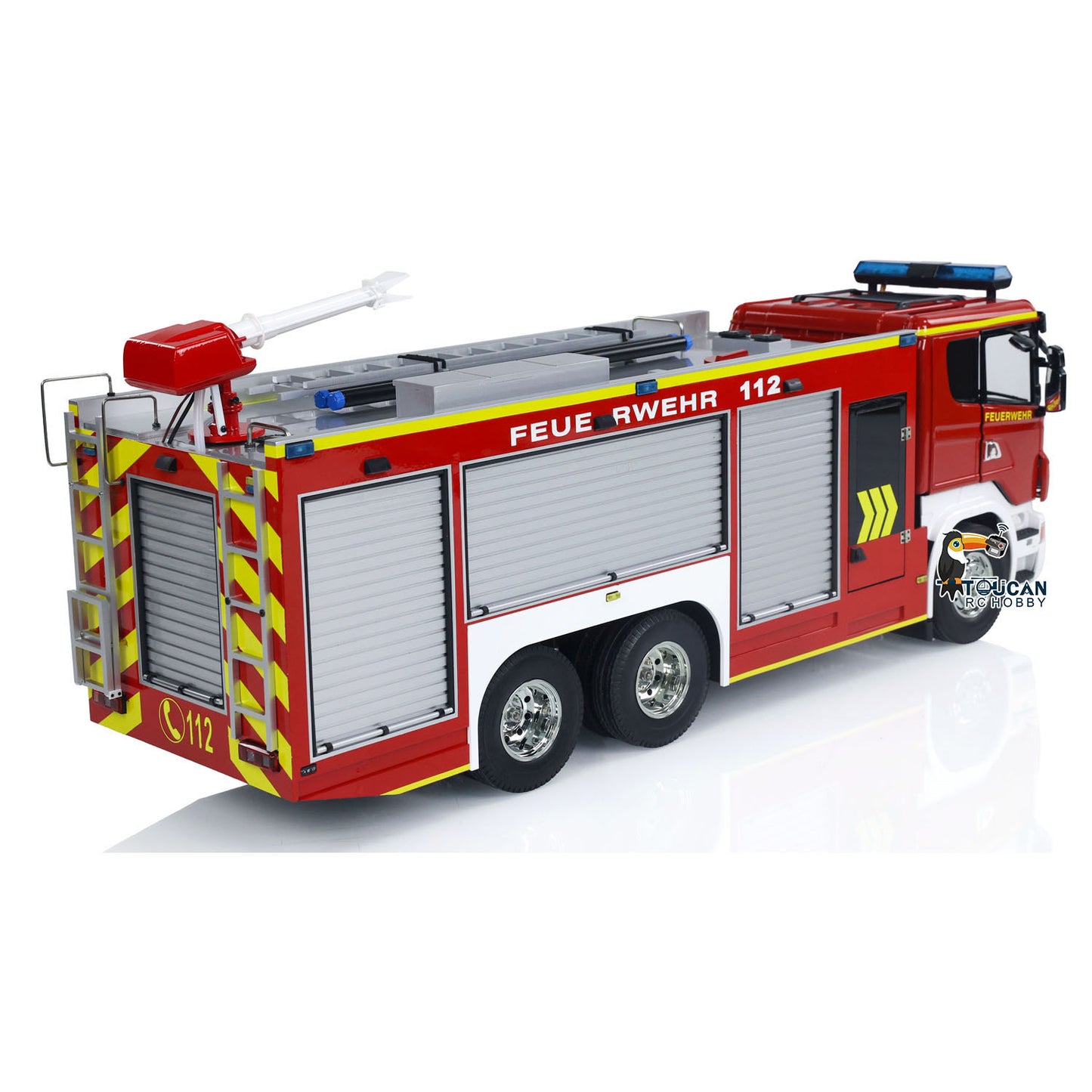 1/14 6x4 RC Fire Fighting Truck Fire Vehicles Model Germany Version Lights Sounds