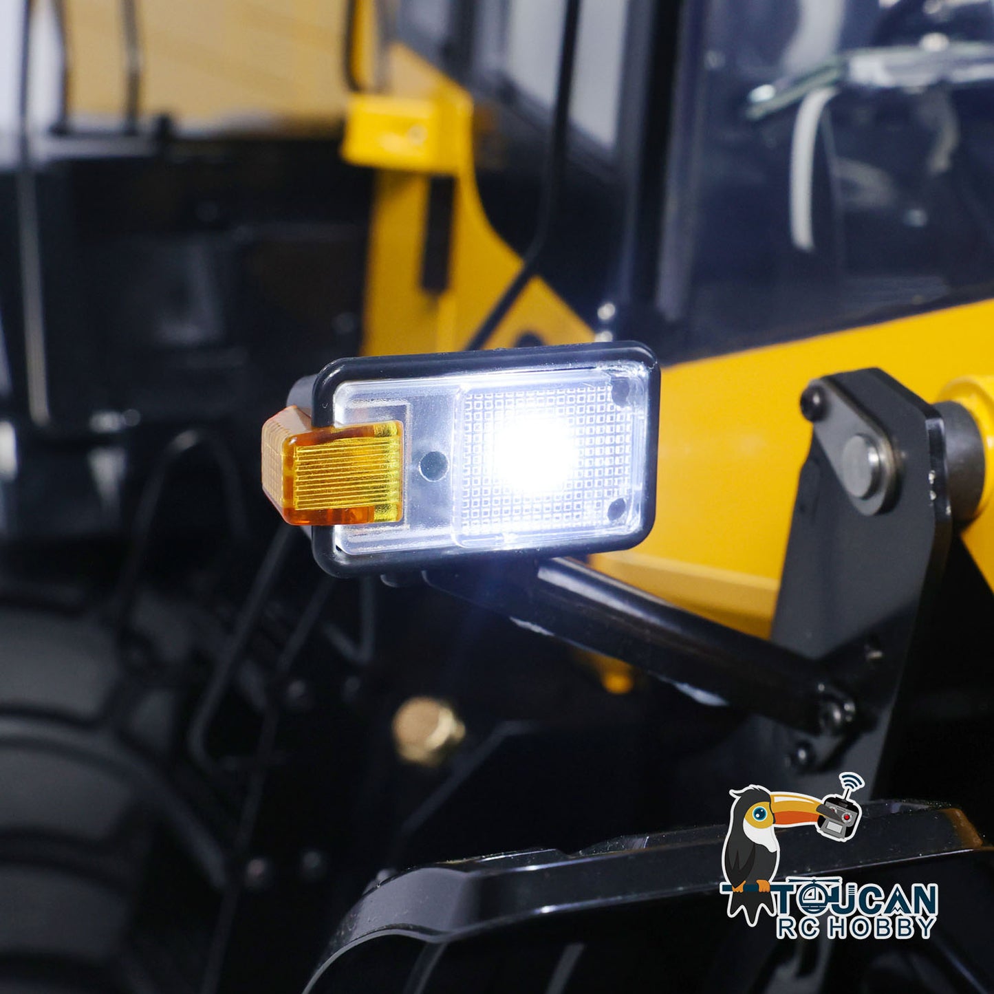 Metal 1/14 RC Hydraulic Loader WA480 Heavy Construction Machine Differential Lock Axles Quick Coupler Fork Light Sound ST8