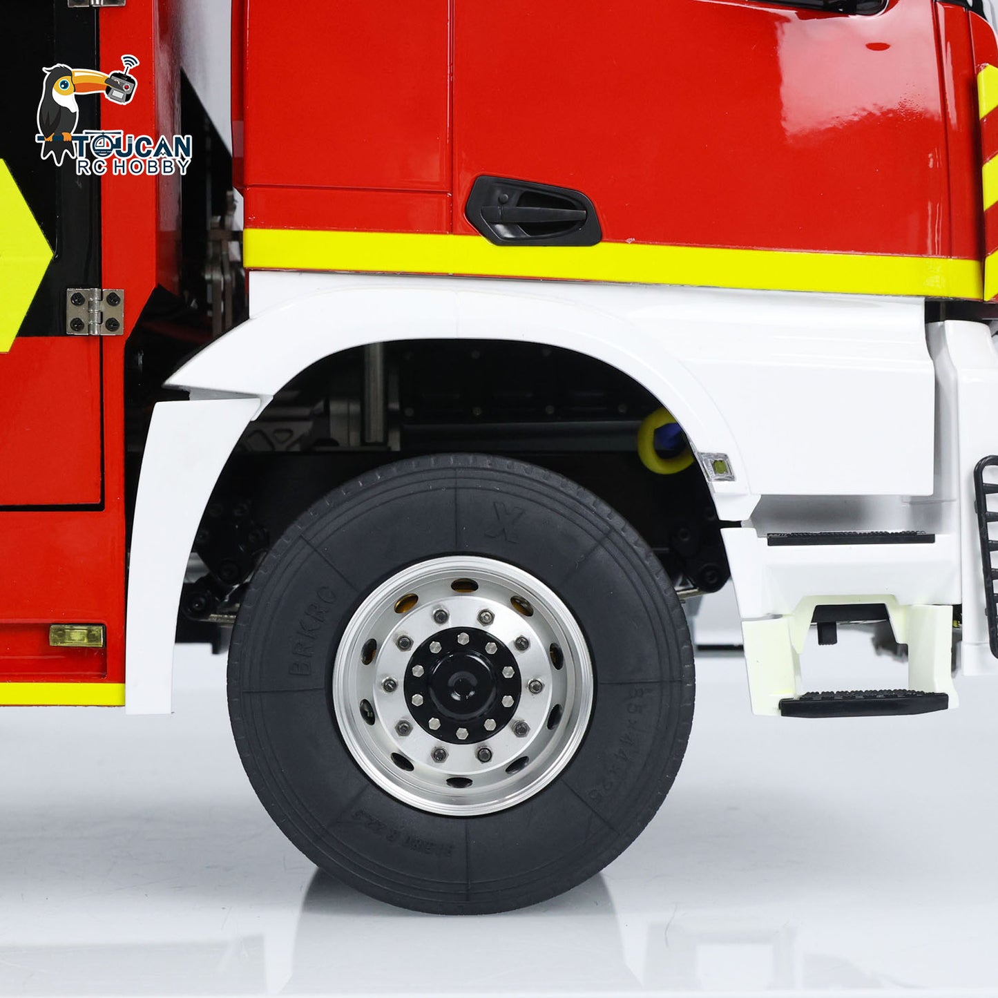 EN STOCK 6x4 1/14 RC Véhicules de Pompiers Châssis Métallique Télécommande Camion de Lutte Contre les Incendies Modèle