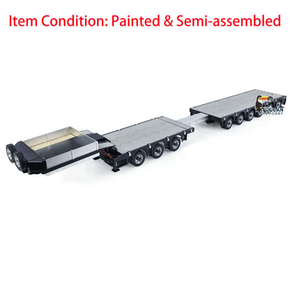 1/14 9 Axles Metal Trailer Extendible Trailer