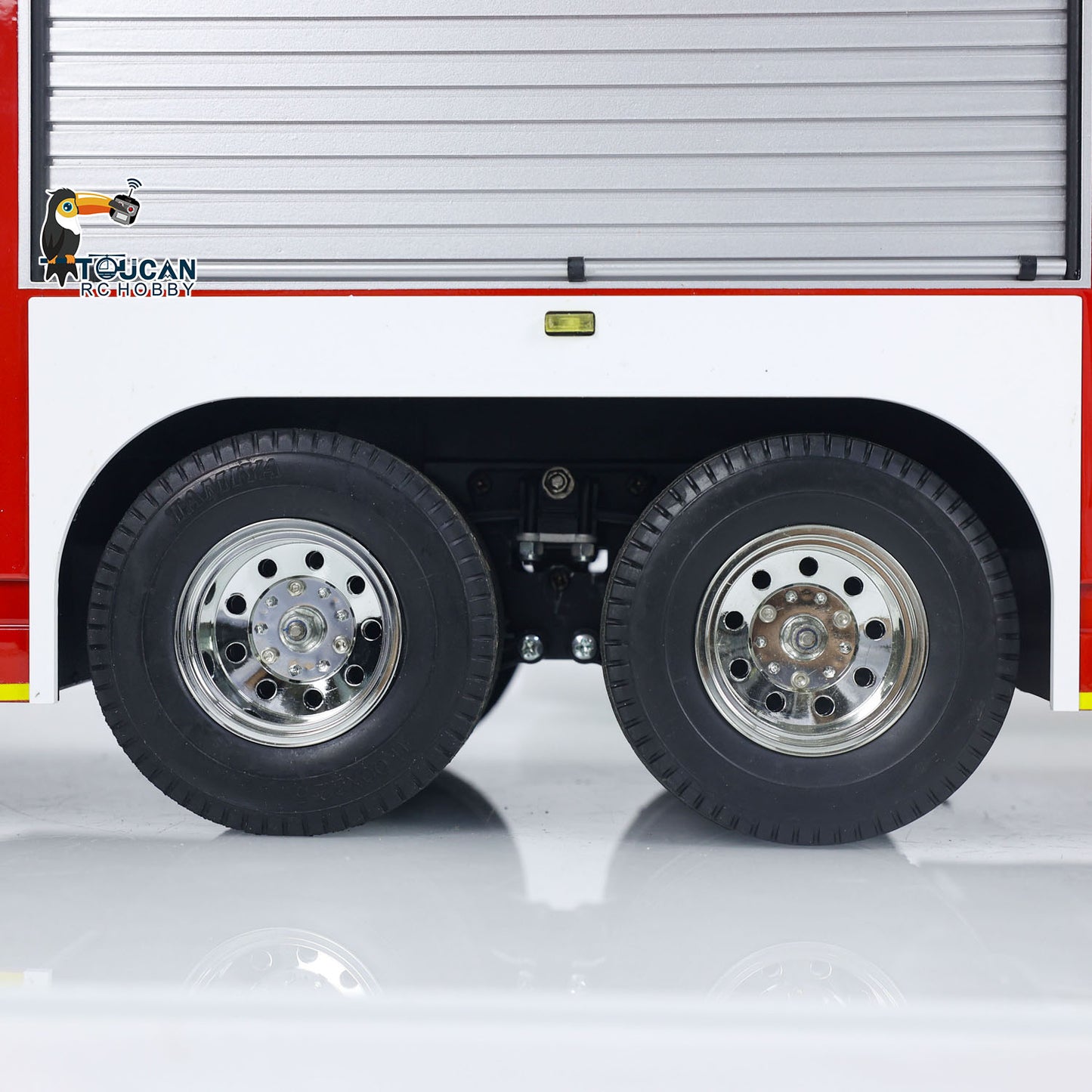 EN STOCK 1/14 6x4 RC Camion de lutte contre les incendies Véhicules de pompiers Modèle Allemagne Version Lumières Sons