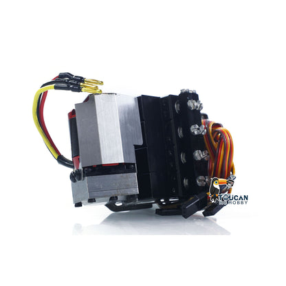 Metal LESU AOUE 225A 1/14 Remote Control Hydraulic Log Loader RC Sugarcane Loader Grabber Pump 4CH Valve Wheeled Model Car