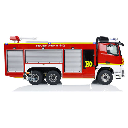 IN STOCK 6x4 1/14 RC Fire Vehicles Metal Chassis Remote Control Fire Fighting Truck Model