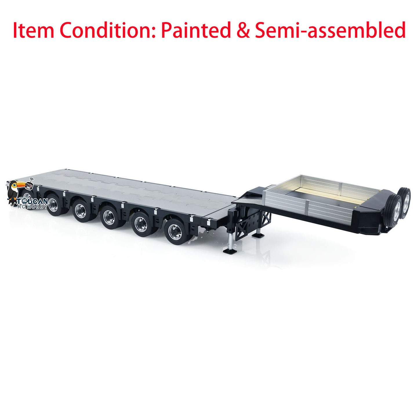 1/14 9 Axles Metal Trailer Extendible Trailer