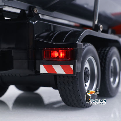 Double E 1/20 Electric Remote Control Dump Truck 6X4 RC Tipper G540 Model Metal Bucket 260 Brushed Motor Openable Door Lights