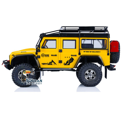 1/10 RC Crawler Car 4x4 Off-road Climbing Vehicle P411 Lights Smoking Winch