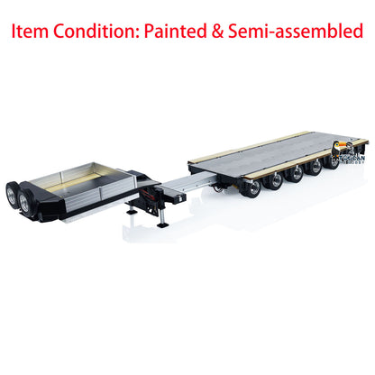 1/14 9 Axles Metal Trailer Extendible Trailer