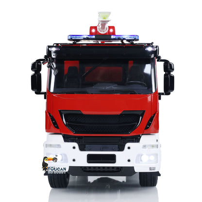 RC Fire Truck Rescue Fire 4x2 Vehicle 1:14 Light Sound 2-Speed Transmission