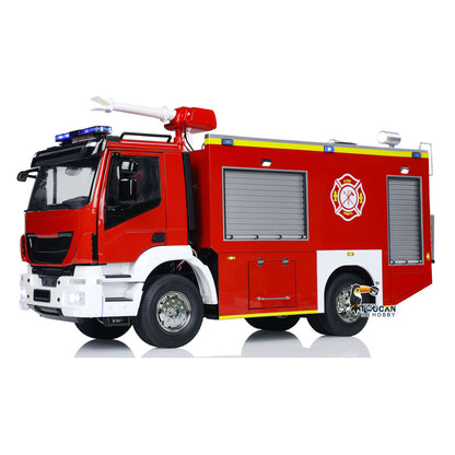 RC Fire Truck Rescue Fire 4x2 Vehicle 1:14 Light Sound 2-Speed Transmission