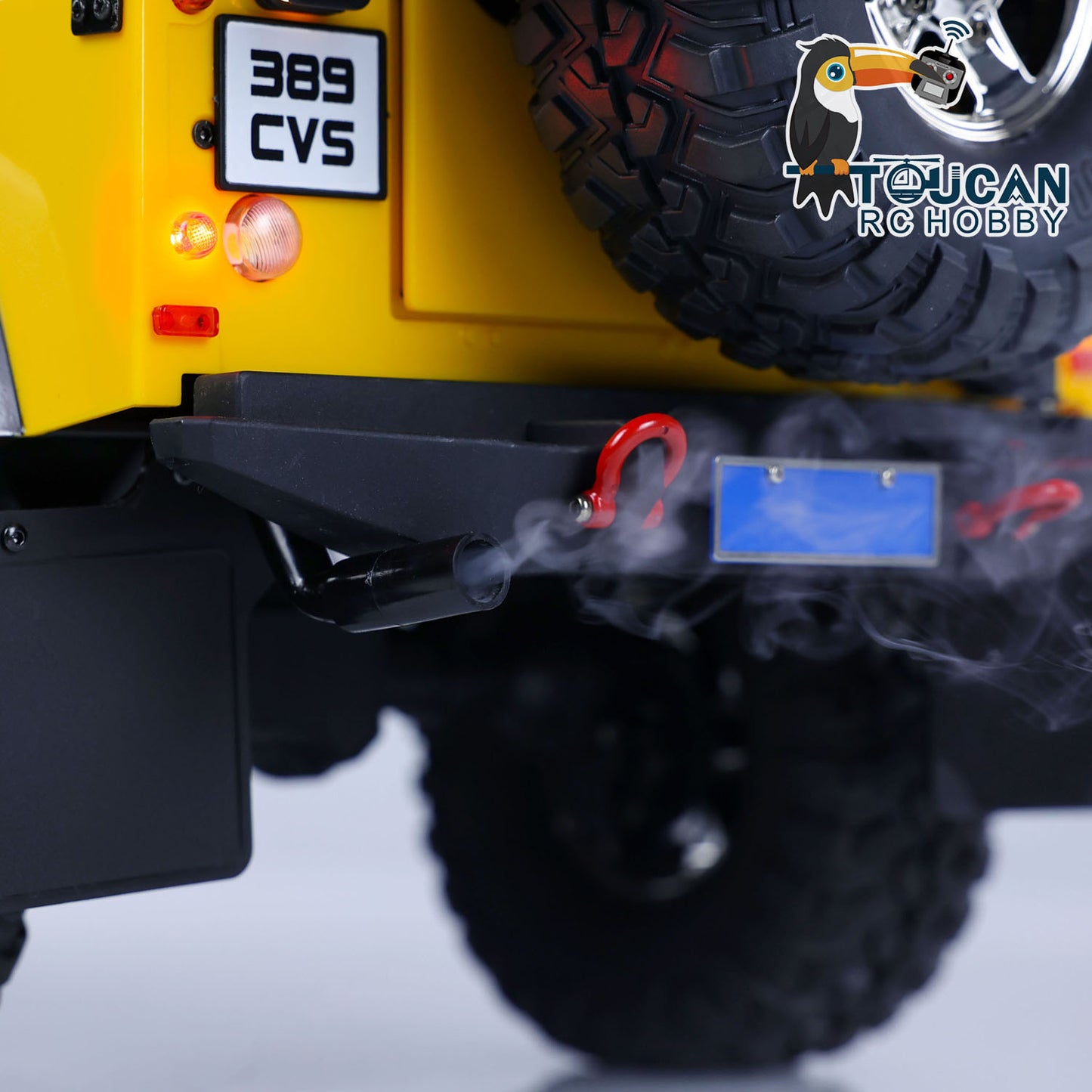 1/10 RC Crawler Car 4x4 Off-road Climbing Vehicle P411 Lights Smoking Winch