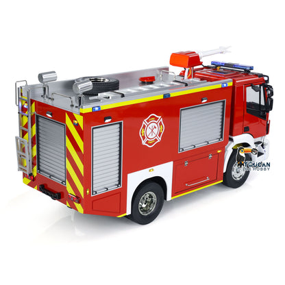 RC Fire Truck Rescue Fire 4x2 Vehicle 1:14 Light Sound 2-Speed Transmission