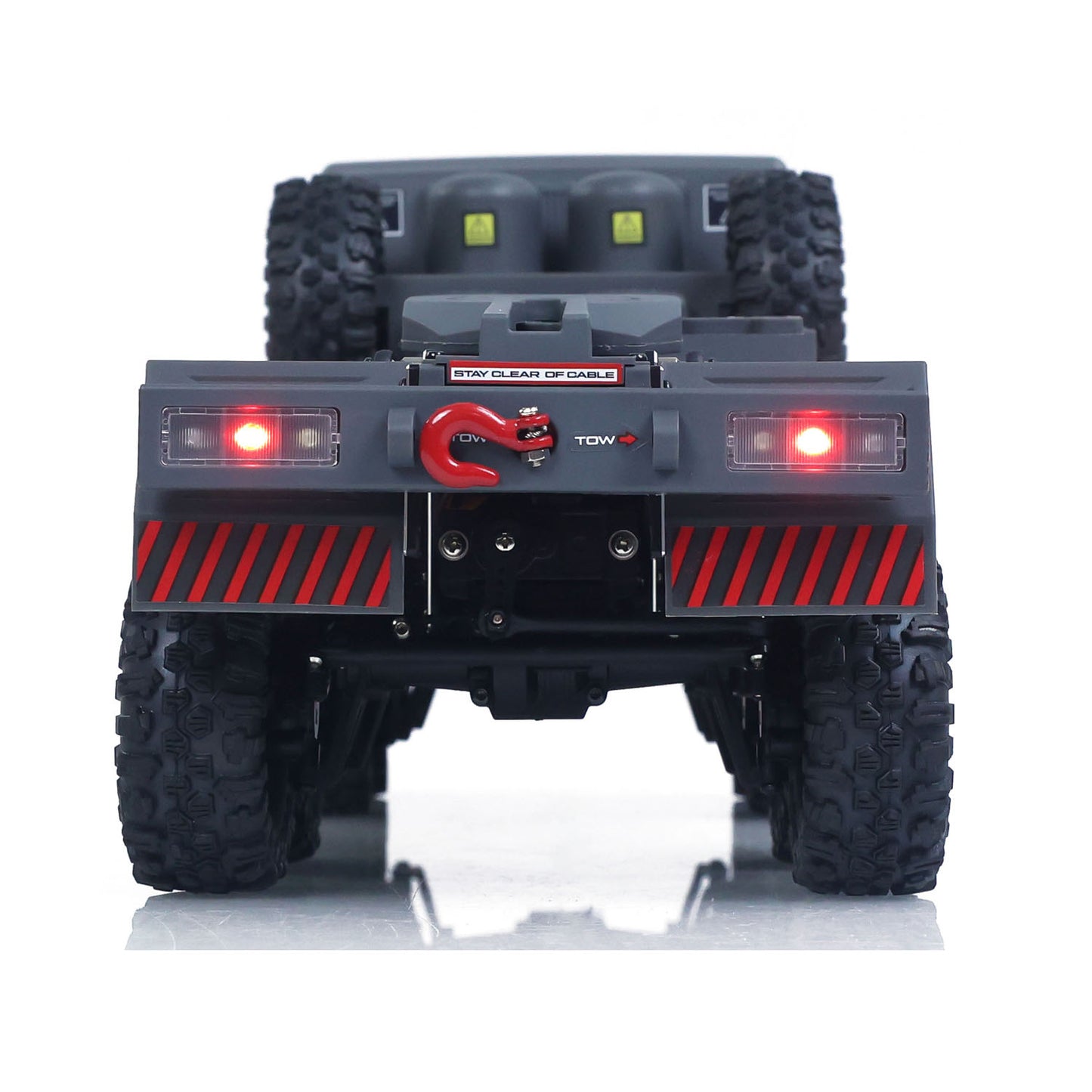 US Stock RTR 1/18 Radio Control Military Truck 8*8 RC Off Road Vehicle 280 Brushed Motor Fifth Wheel Winch Metal Hook All Wheel Steering