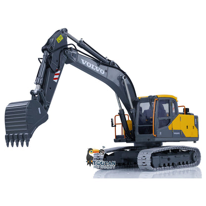 US STOCK 1:14 RC Excavator Double E E010 EC160E Full Alloy Metal Engineering Vehicle Toys