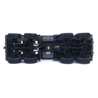US Stock RTR 1/18 Radio Control Military Truck 8*8 RC Off Road Vehicle 280 Brushed Motor Fifth Wheel Winch Metal Hook All Wheel Steering