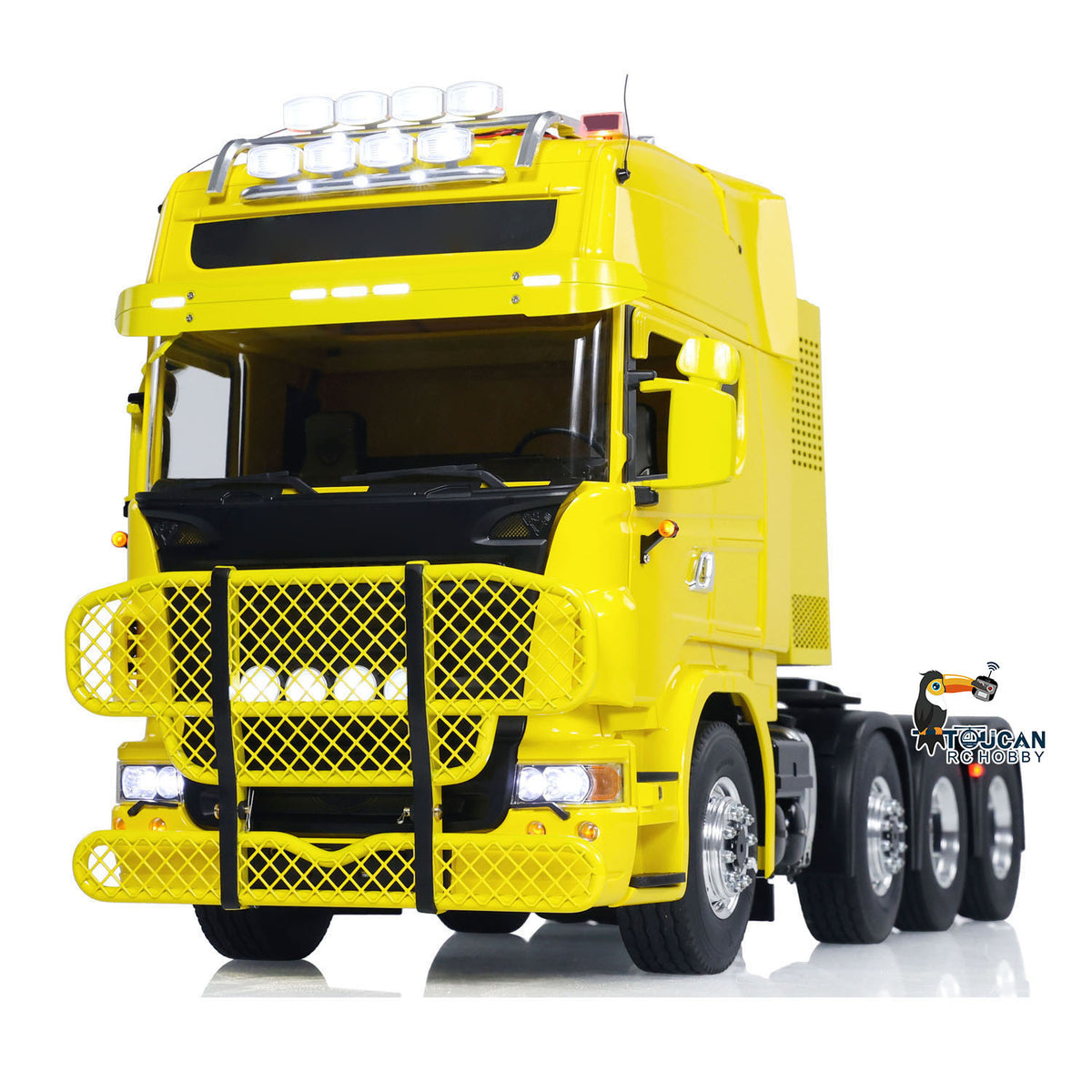 TOUCAN 1/14 8X8 RC Tractor Truck RTR Remote Control Car Smoke Unit Metal Chassis