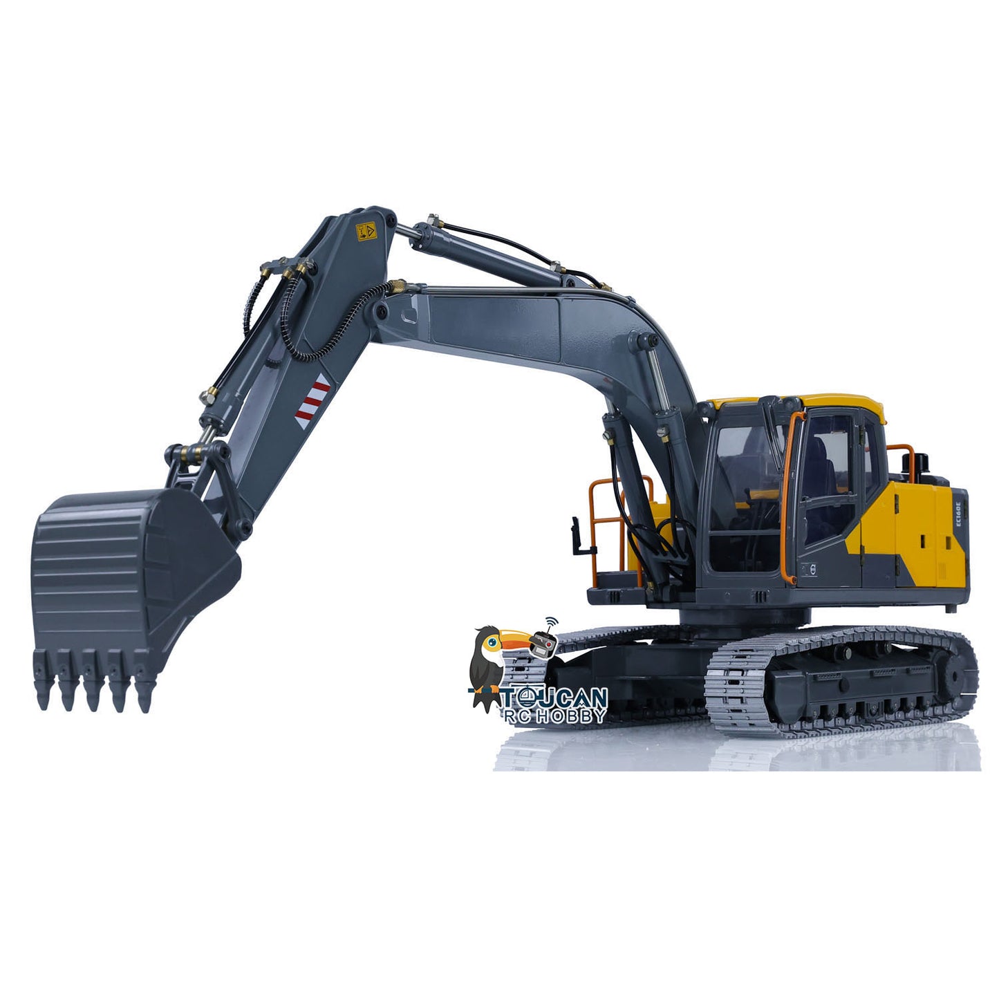 Excavateur hydraulique télécommandé Double E 1/14 Volvo EC160E E111 RTR