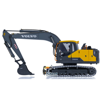 Excavateur hydraulique télécommandé Double E 1/14 Volvo EC160E E111 RTR