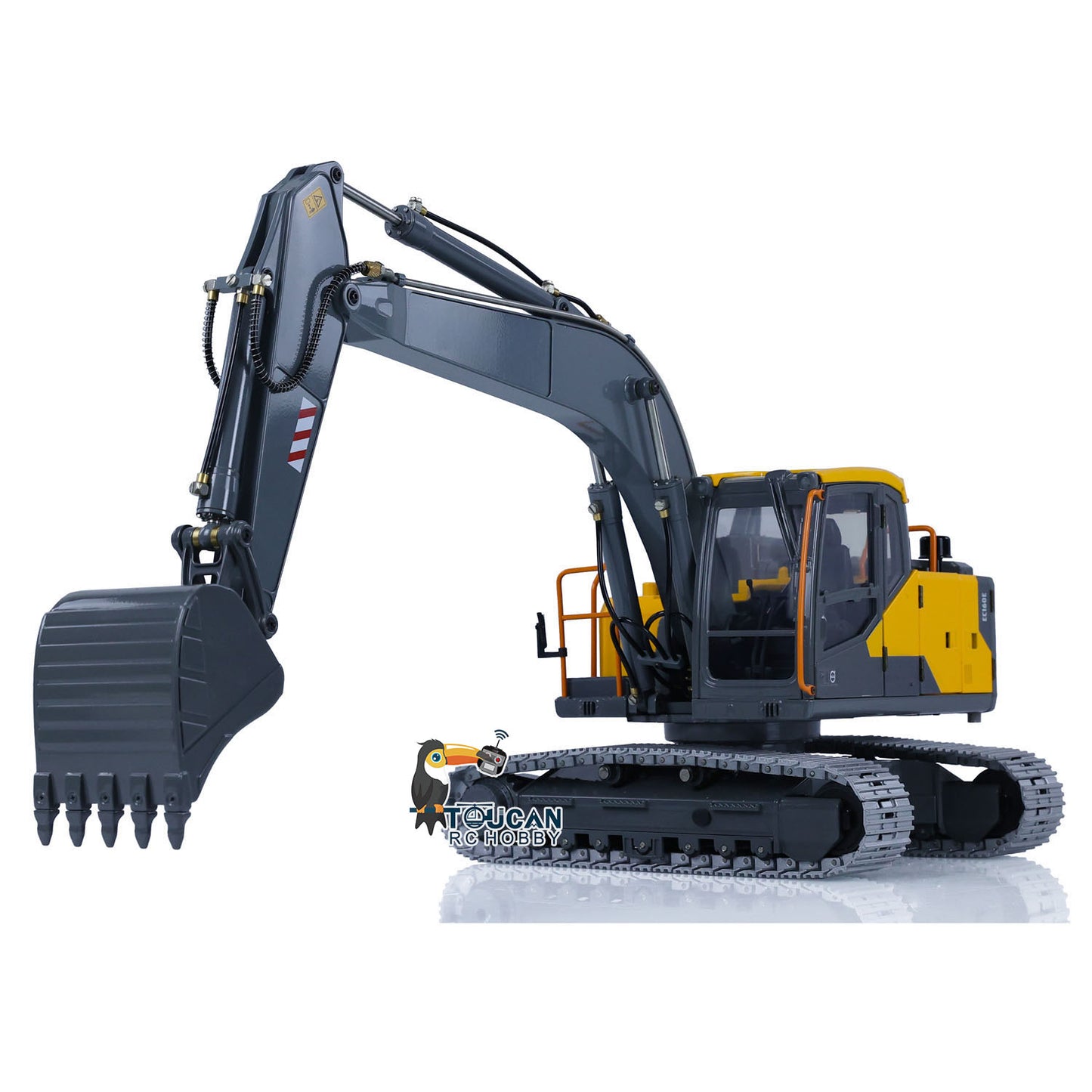 Excavateur hydraulique télécommandé Double E 1/14 Volvo EC160E E111 RTR