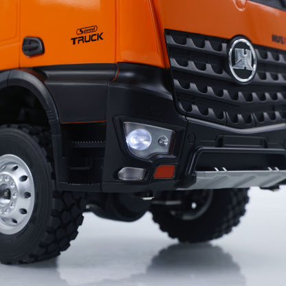 ONLY ONE US STOCK 1/14 HUINA 1598 2.4G Remote Control Dumper 6*6 Engineering Transport Vehicle Lifting Rod Tipper Car Light Sound Battery Toys