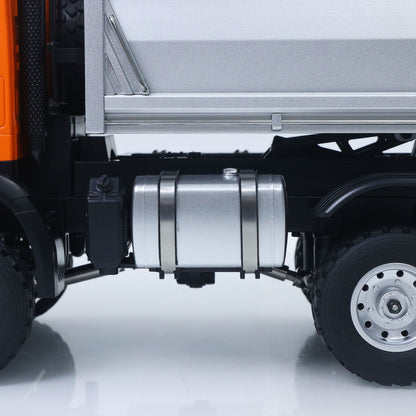 ONLY ONE US STOCK 1/14 HUINA 1598 2.4G Remote Control Dumper 6*6 Engineering Transport Vehicle Lifting Rod Tipper Car Light Sound Battery Toys
