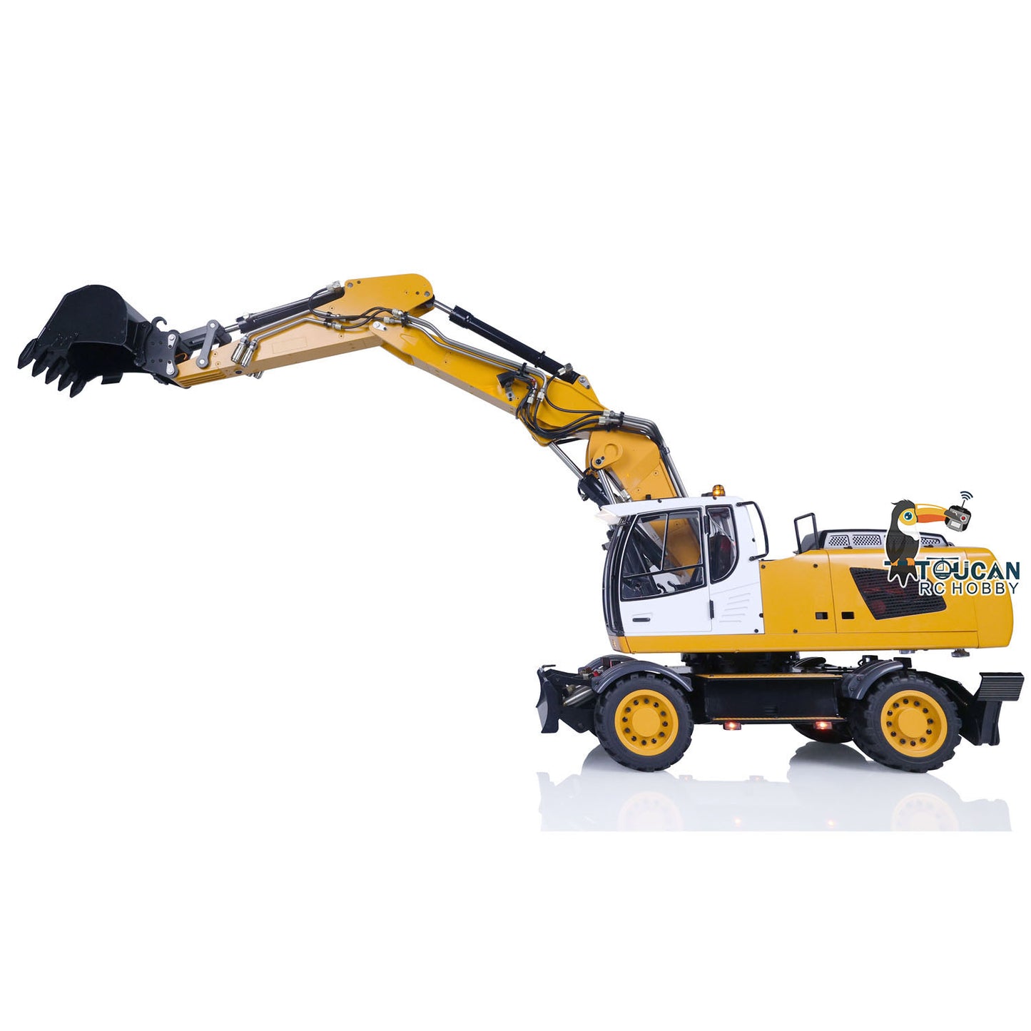 1/14 R946 Hydraulic RC Excavator 946-3 Wheeled Digger With PL18EV Controller
