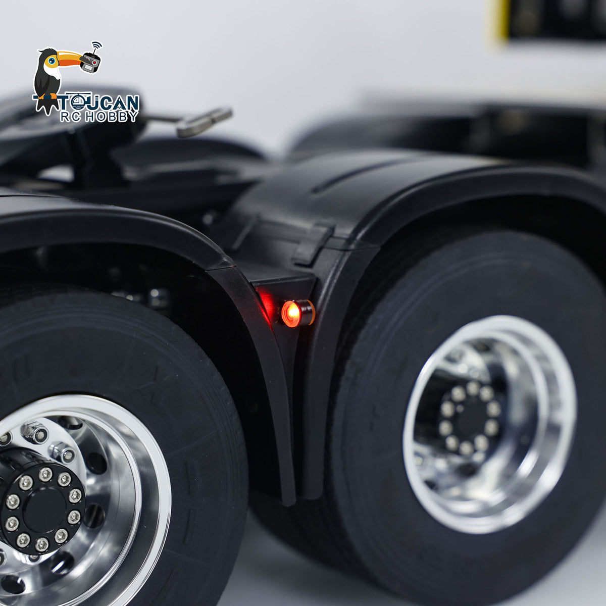 TOUCAN 1/14 8X8 RC Tractor Truck RTR Remote Control Car Smoke Unit Metal Chassis