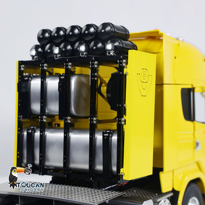 TOUCAN 1/14 8X8 RC Tractor Truck RTR Remote Control Car Smoke Unit Metal Chassis