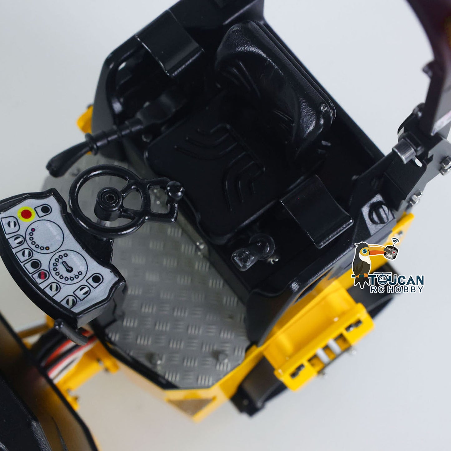 1/14 Metal RC Electric Road Roller BOM BW120AD RTR Remote Control Construction Vehicle Model Flysky ST8 Radio Battery Light System