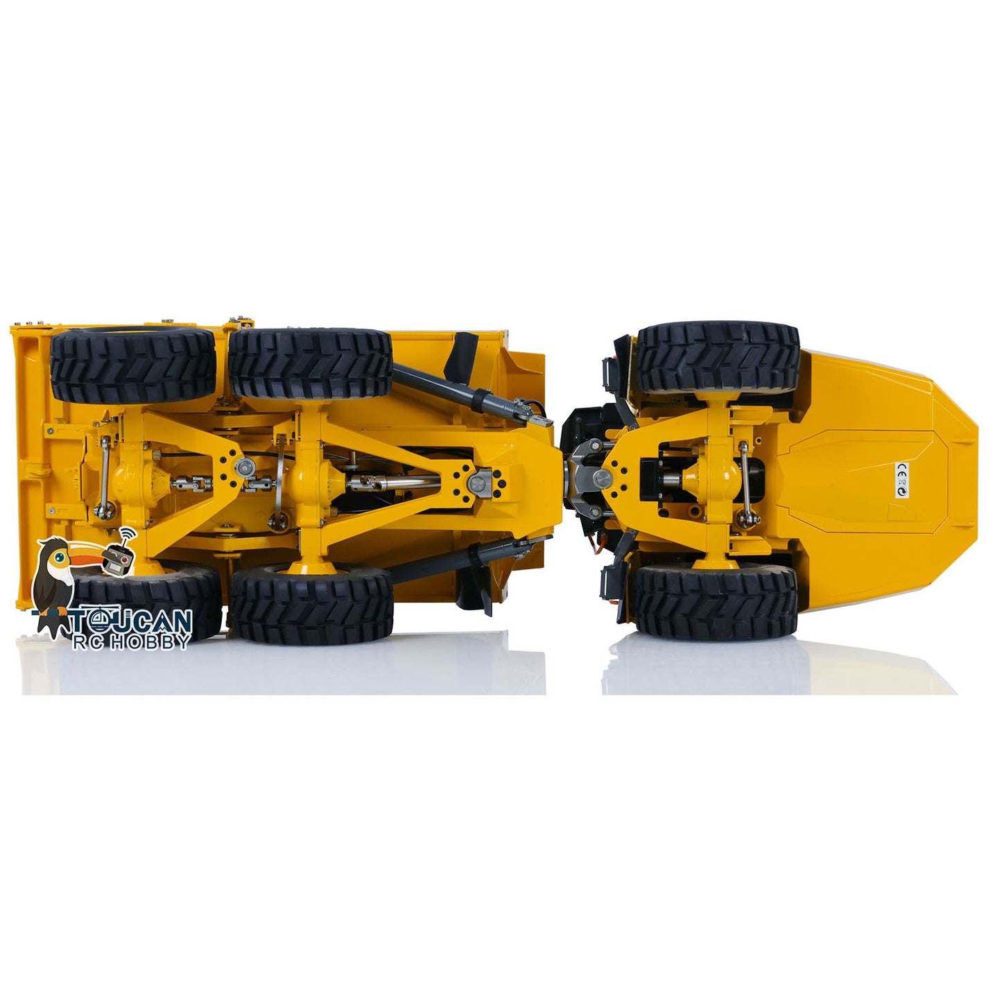 Camion articulé hydraulique RTR RC Double E 1/16 Volvo E117 6x6 A40G