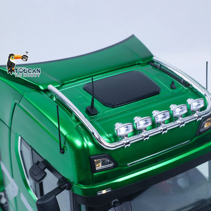 1/14 KABOLITE 6*6 Romote Control Tractor Truck 770S 2Speed Gearbox Axle Locks Electric Windshield Wiper Openable Door Cab Suspension RTR