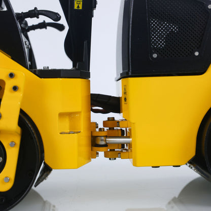 US STOCK 1/14 Metal RC Electric Road Roller BOM BW120AD RTR Remote Control Construction Vehicle Model Flysky ST8 Radio Battery Light System