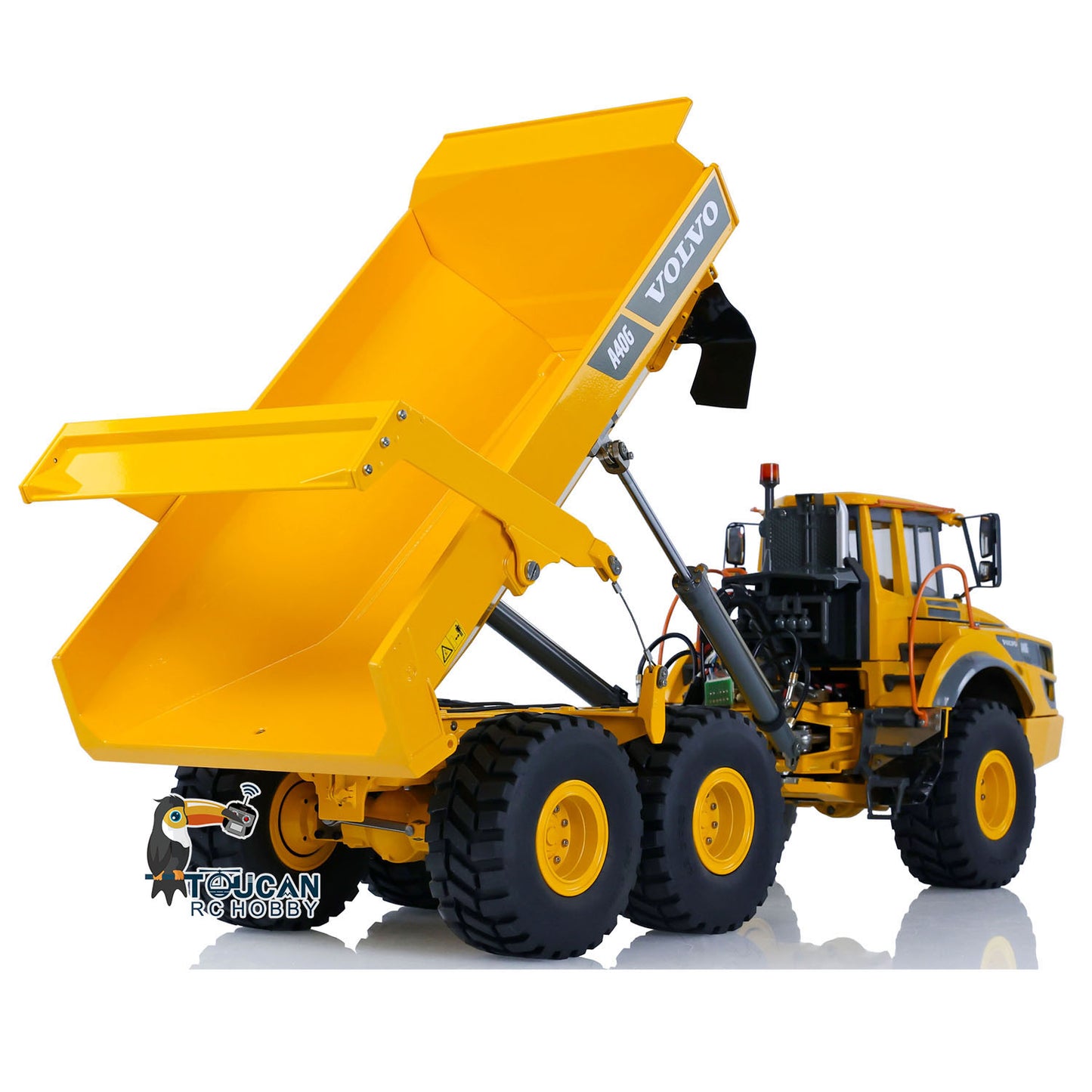 Camion articulé hydraulique RTR RC Double E 1/16 Volvo E117 6x6 A40G