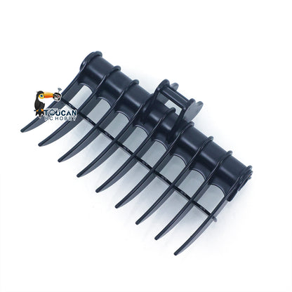 Metal Manual Quick Release Coupler Log Grapple Clamp Sieve Bucket Ripper for LESU Aoue PC30 B0003 1/14 RC Hydraulic Excavator Remote Control Mini Digger DIY Model
