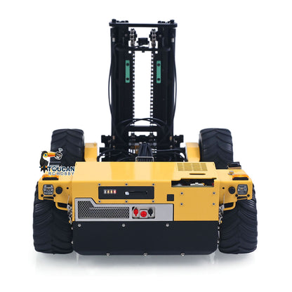 Super Frog Metal 1/14 Hydraulic Remote Control Foldable Forklift BM214 5 Valves Lights Sounds Frsky Radio Battery Storage Box