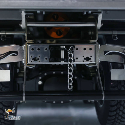 26.4 Inches Metal Chasiss 1/14 RC Hydraulic Dump Truck 2Speed Remote Control Tipper 3363 Axle Locks Flowing Water Light Battery